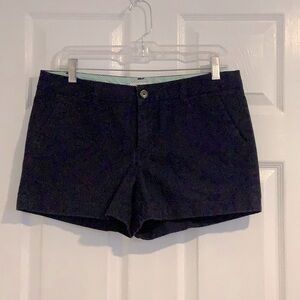 MERONA Women’s Navy Blue 100% Cotton Nautical Coastal Grandma Preppy Shorts 8